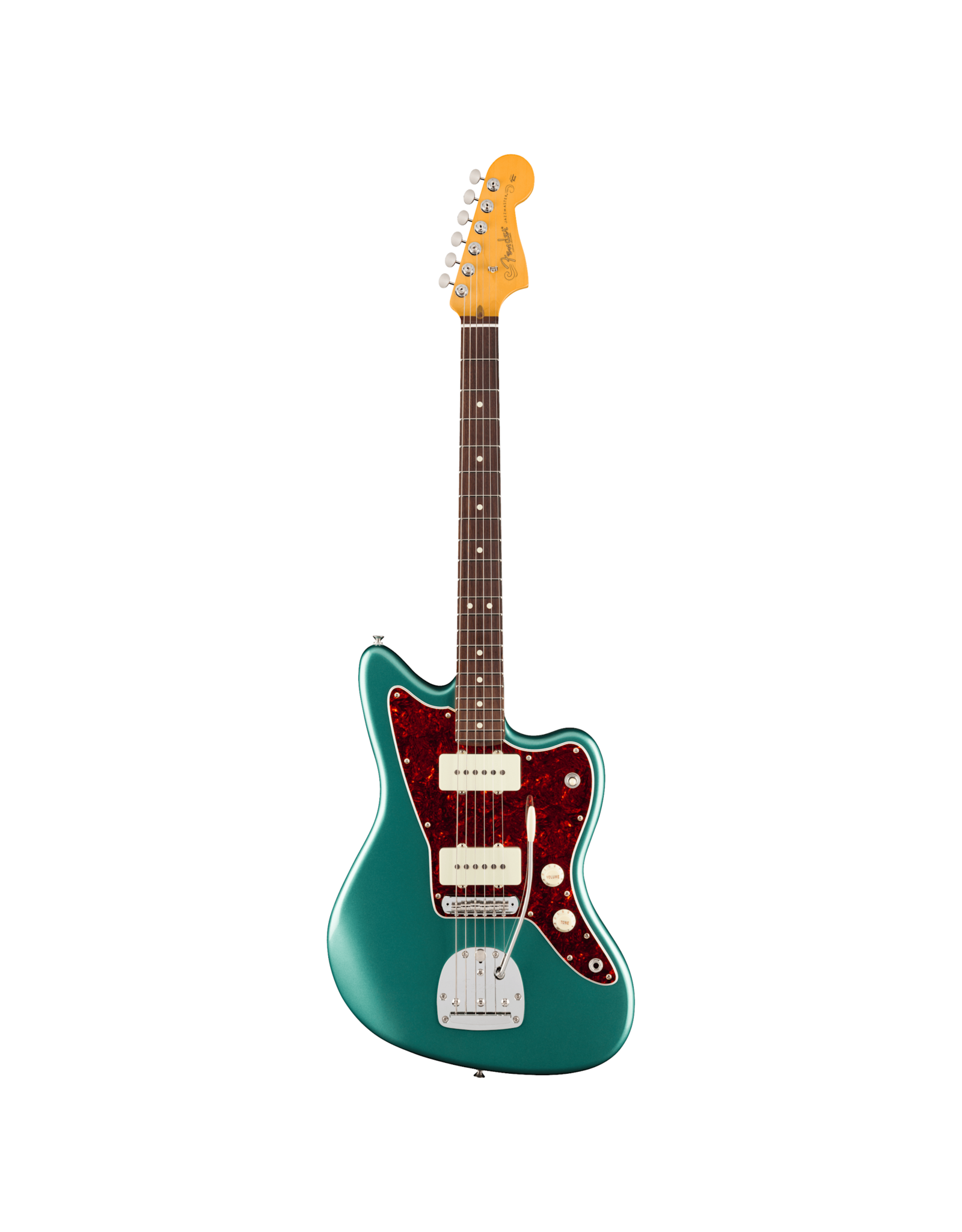 Fender Fender American Professional Classic Jazzmaster, Faded Sherwood Green Metallic, Rosewood Fingerboard,  w/ Deluxe Gig Bag