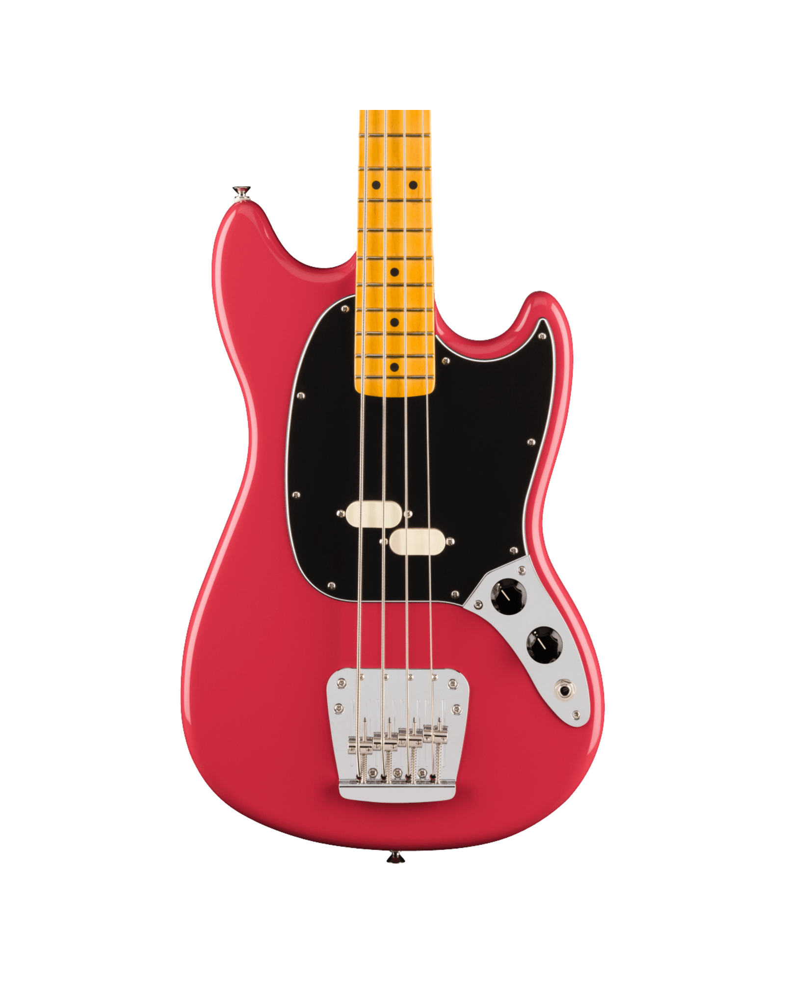 Fender Fender American Professional Classic Mustang Bass, Faded Dakota Red, Maple Fingerboard, w/ Deluxe Gig Bag
