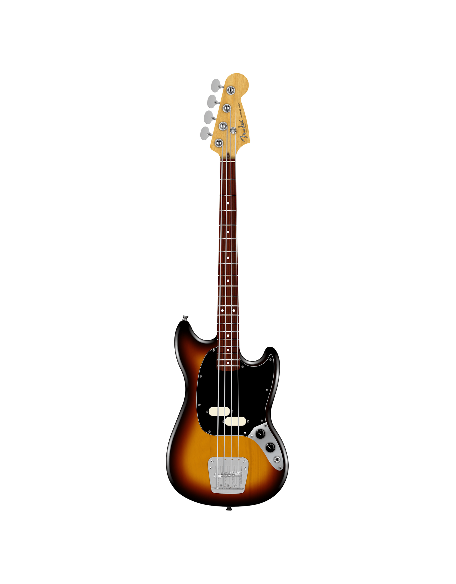 Fender Fender American Professional Classic Mustang Bass, , 3-Color Sunburst, Rosewood Fingerboardw/ Deluxe Gig Bag