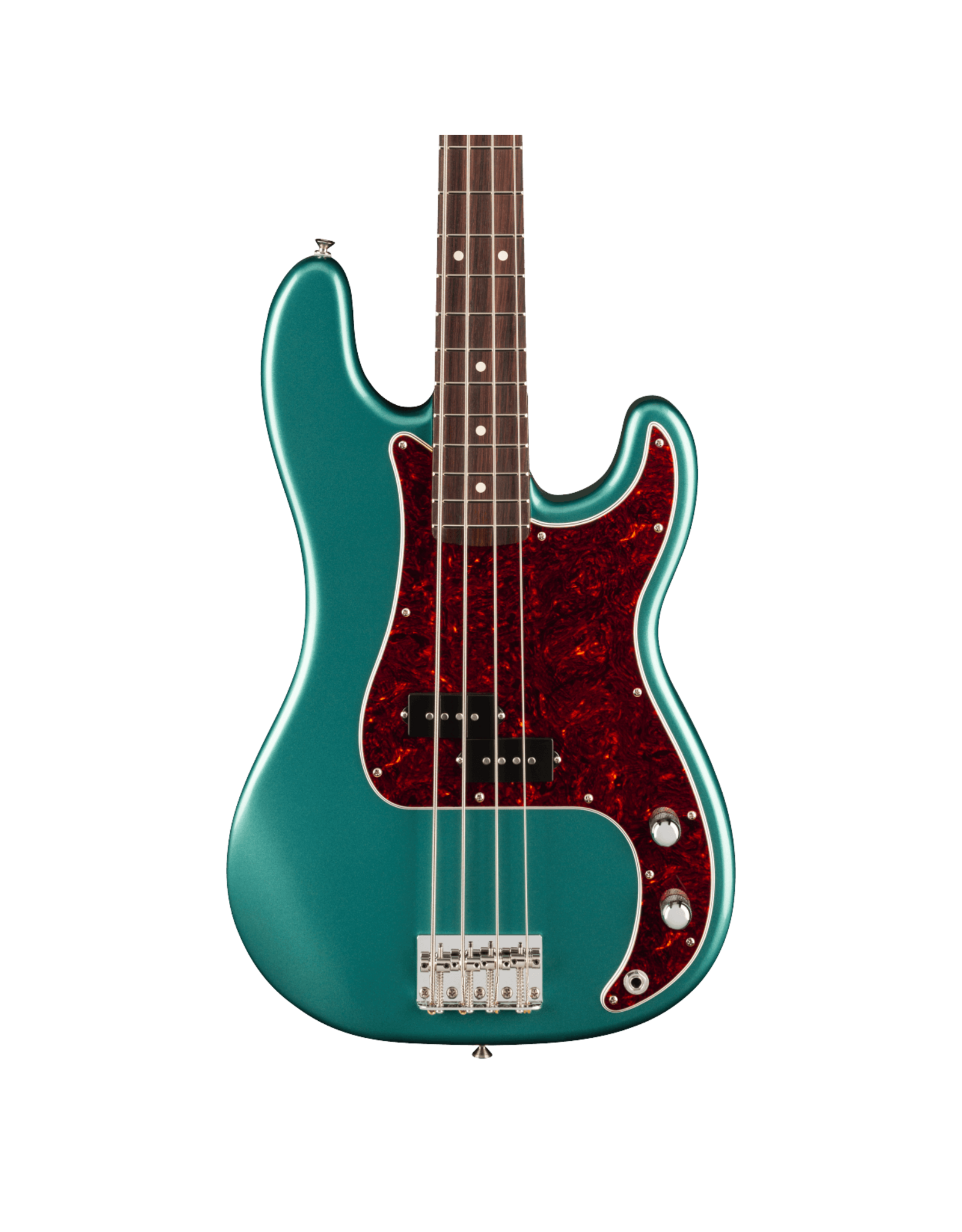 Fender Fender American Professional Classic Precision Bass, Faded Sherwood Green Metallic, Rosewood Fingerboard,  w/ Deluxe Gig Bag