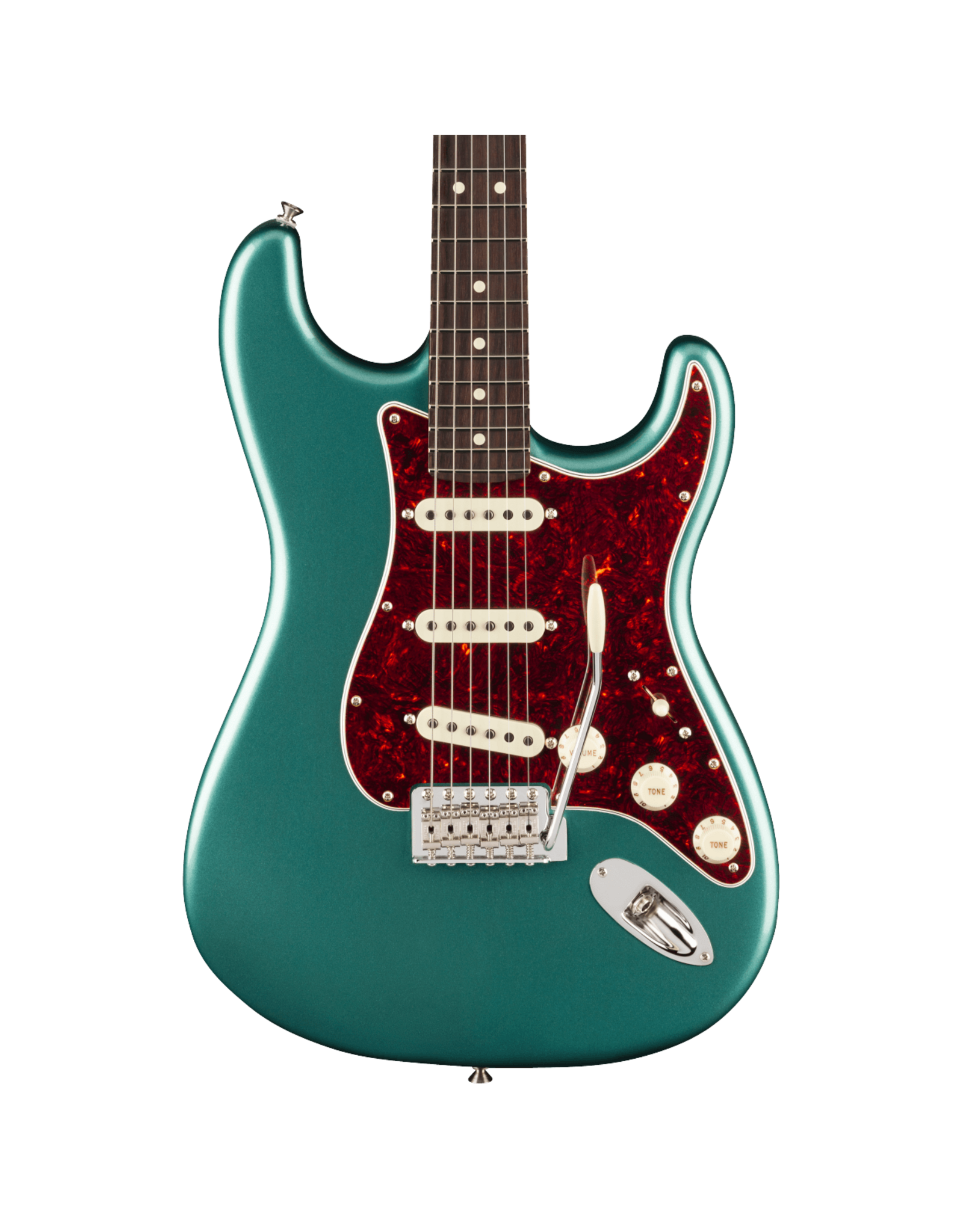 Fender Fender American Professional Classic Stratocaster, Faded Sherwood Green Metallic, Rosewood Fingerboard w/ Deluxe Gig Bag