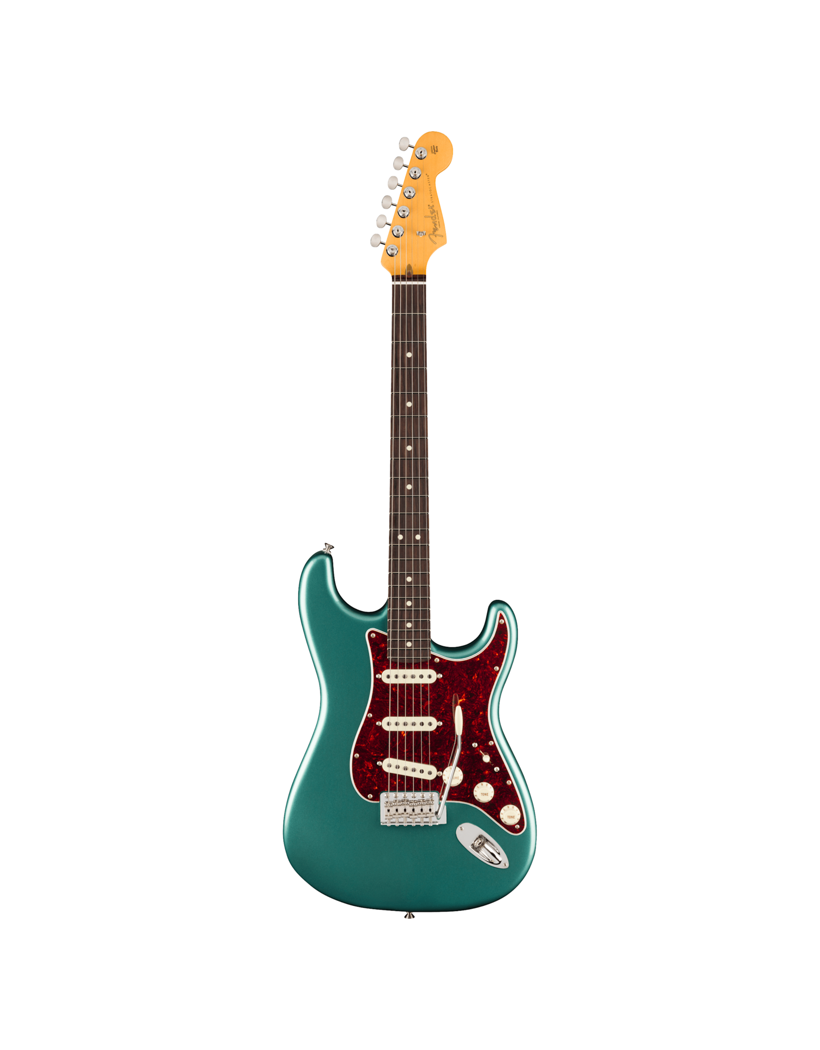 Fender Fender American Professional Classic Stratocaster, Faded Sherwood Green Metallic, Rosewood Fingerboard w/ Deluxe Gig Bag