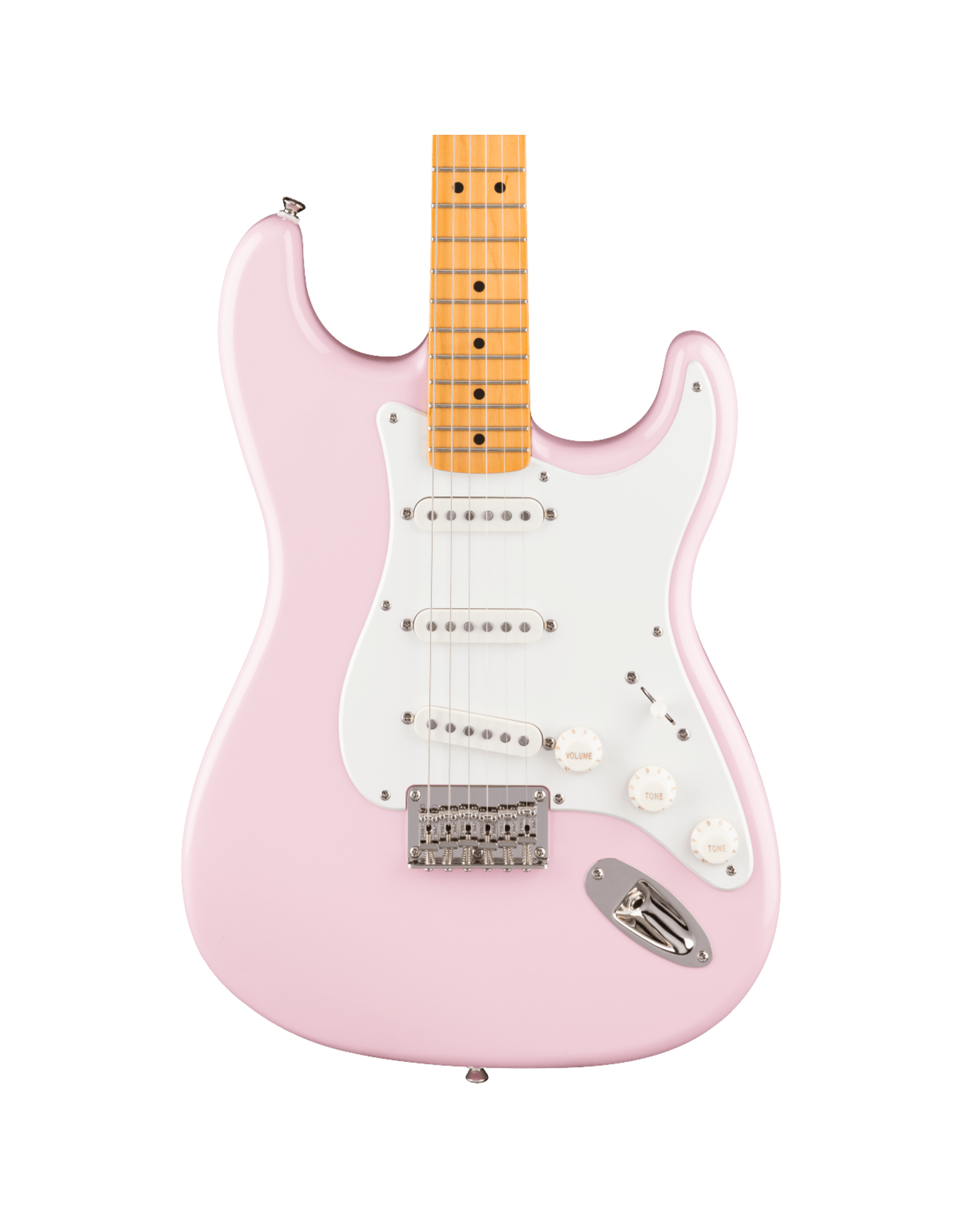 Squier Squier Classic Vibe '50s Stratocaster HT, Maple Fingerboard, Parchment Pickguard, Shell Pink