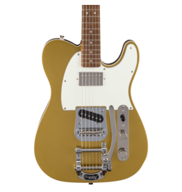 Squier Squier Classic Vibe Custom Telecaster SH with Bigsby, Parchment Pickguard, Aztec Gold