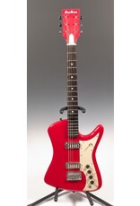 Airline Bighorn Electric Guitar, Red, Used