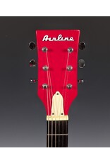 Airline Bighorn Electric Guitar, Red, Used