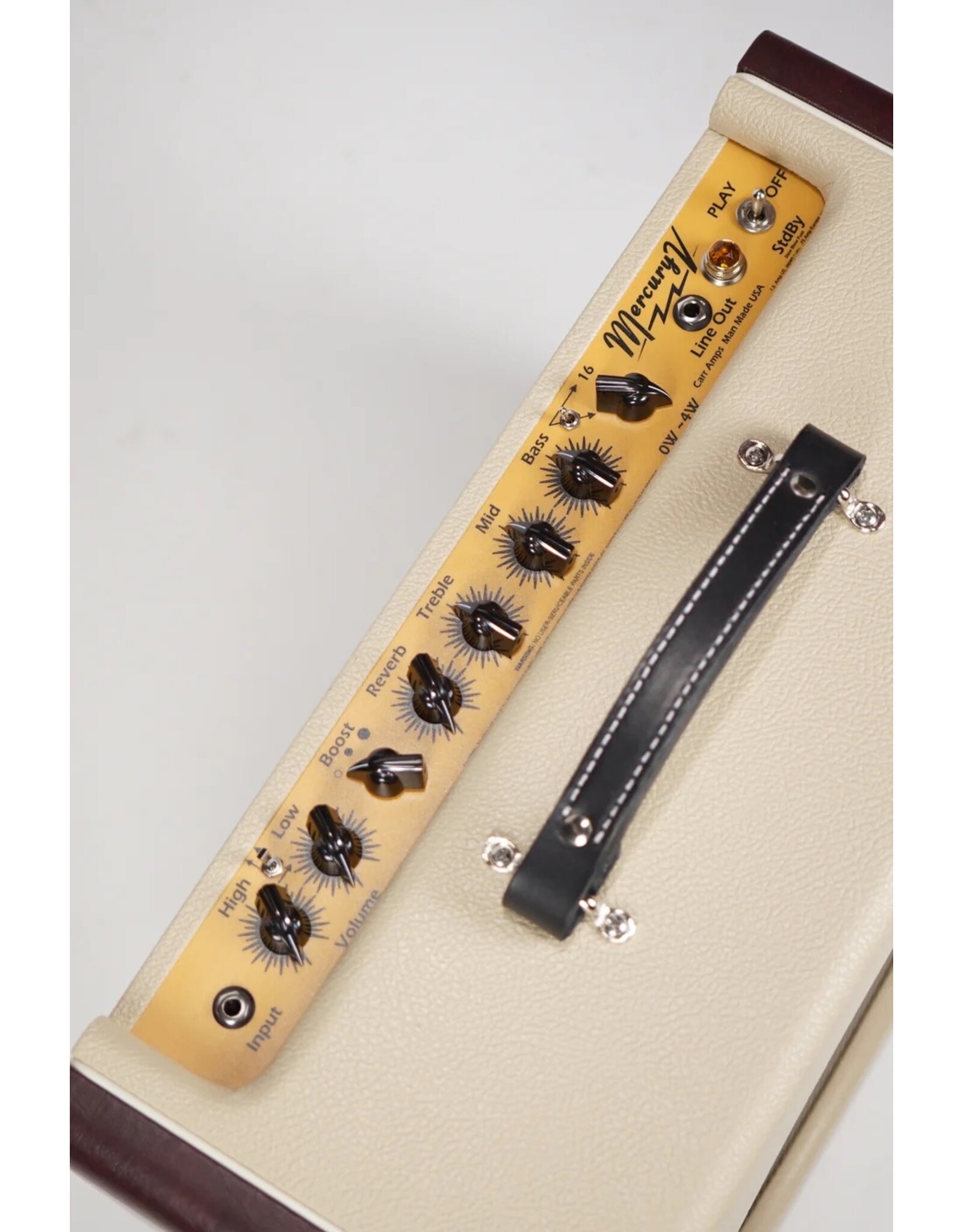 Carr Amps Mercury V, Two-Tone Wine and Cream