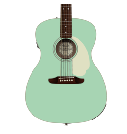 Fender California Standard Monterey E, Spruce Top, Ivory Pickguard, Surf Green