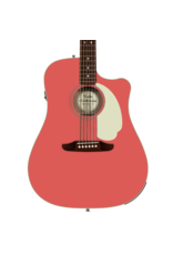 Fender Fender California Standard Redondo CE, Spruce Top, Ivory Pickguard, Fiesta Red