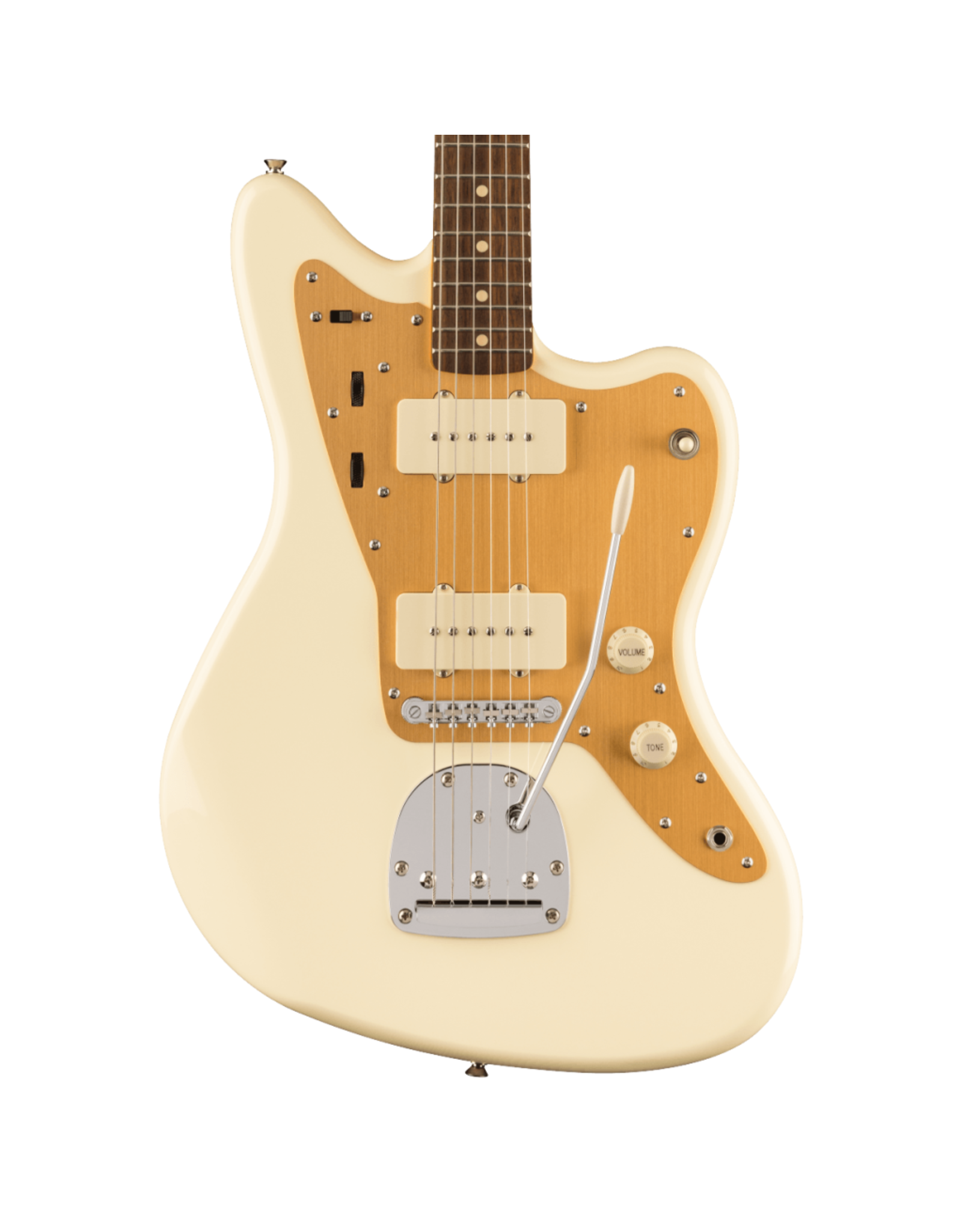 Squier Squier J Mascis Jazzmaster, Vintage White, Laurel FB