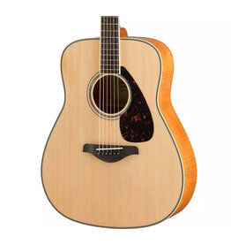 Yamaha Yamaha FG840 Natural Folk Guitar Solid Top, Flame Maple B/S