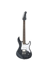 Yamaha Yamaha Pacifica Guitar - Trans Black Flamed Maple Body And Headstock