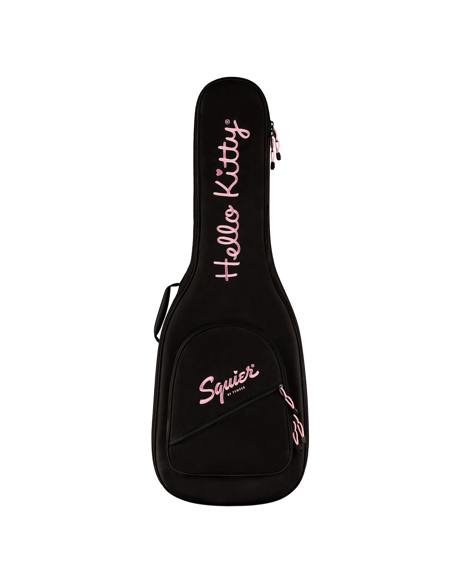 Squier Fender x Hello Kitty White Stratocaster w/ Deluxe Hello Kitty Gig Bag