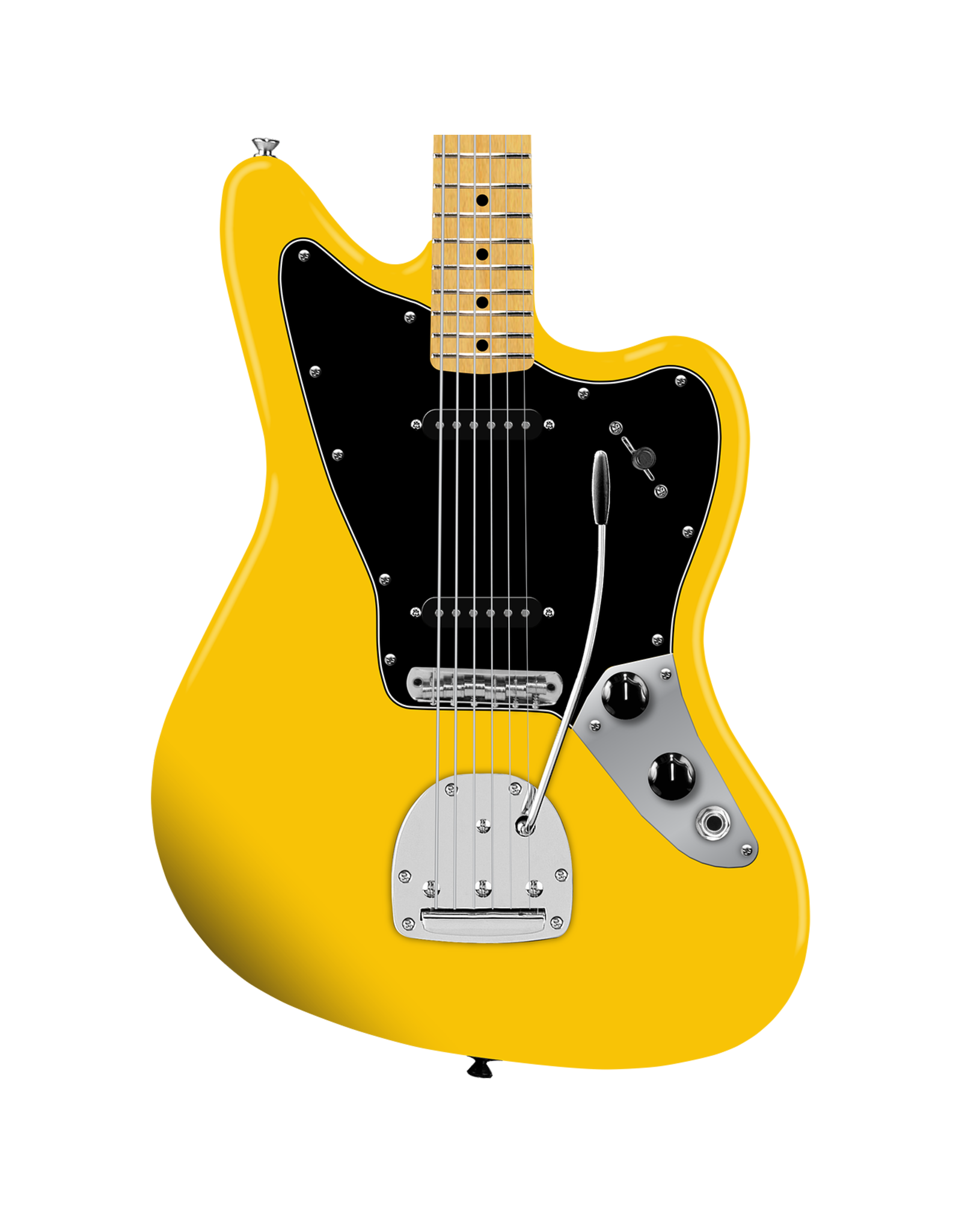 Squier Squier Limited Edition Affinity Jaguar, Graffiti Yellow