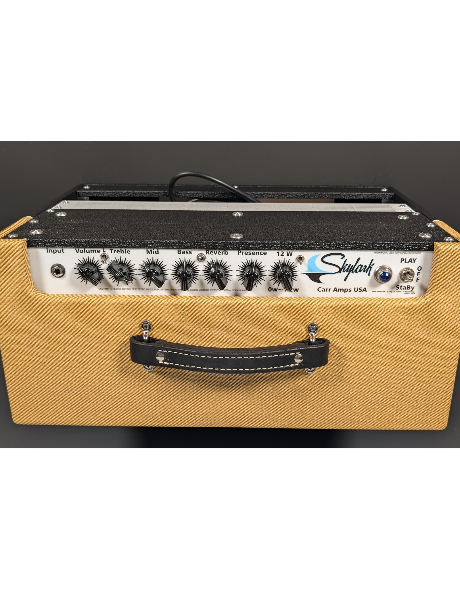 Carr Amps Carr Amps Skylark Special 1x12 Combo, Tweed/Black