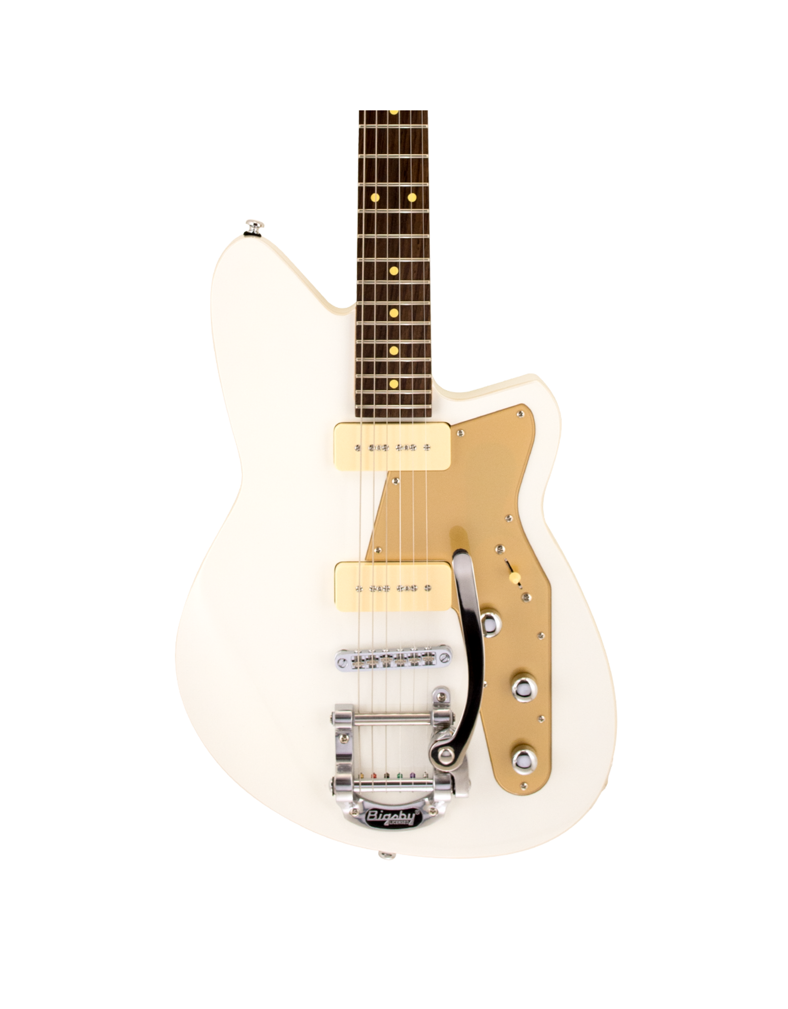 Reverend Reverend Jetstream 290 w/ Bigsby, Transparent White