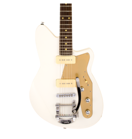 Reverend Reverend Jetstream 290 w/ Bigsby, Transparent White
