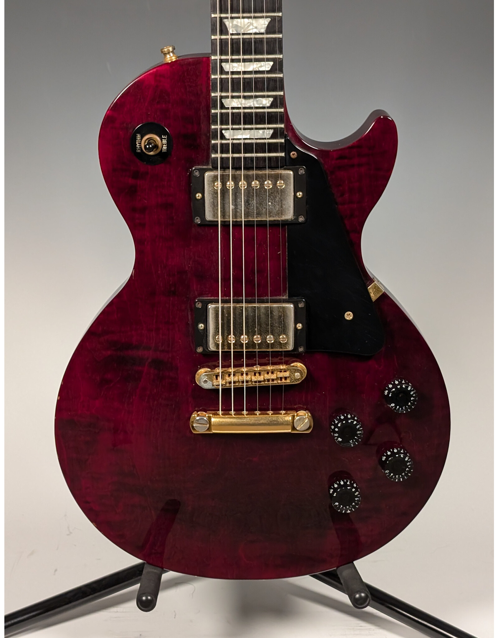 1991 Gibson Les Paul Studio, Wine Red w/ Gig Bag, Used