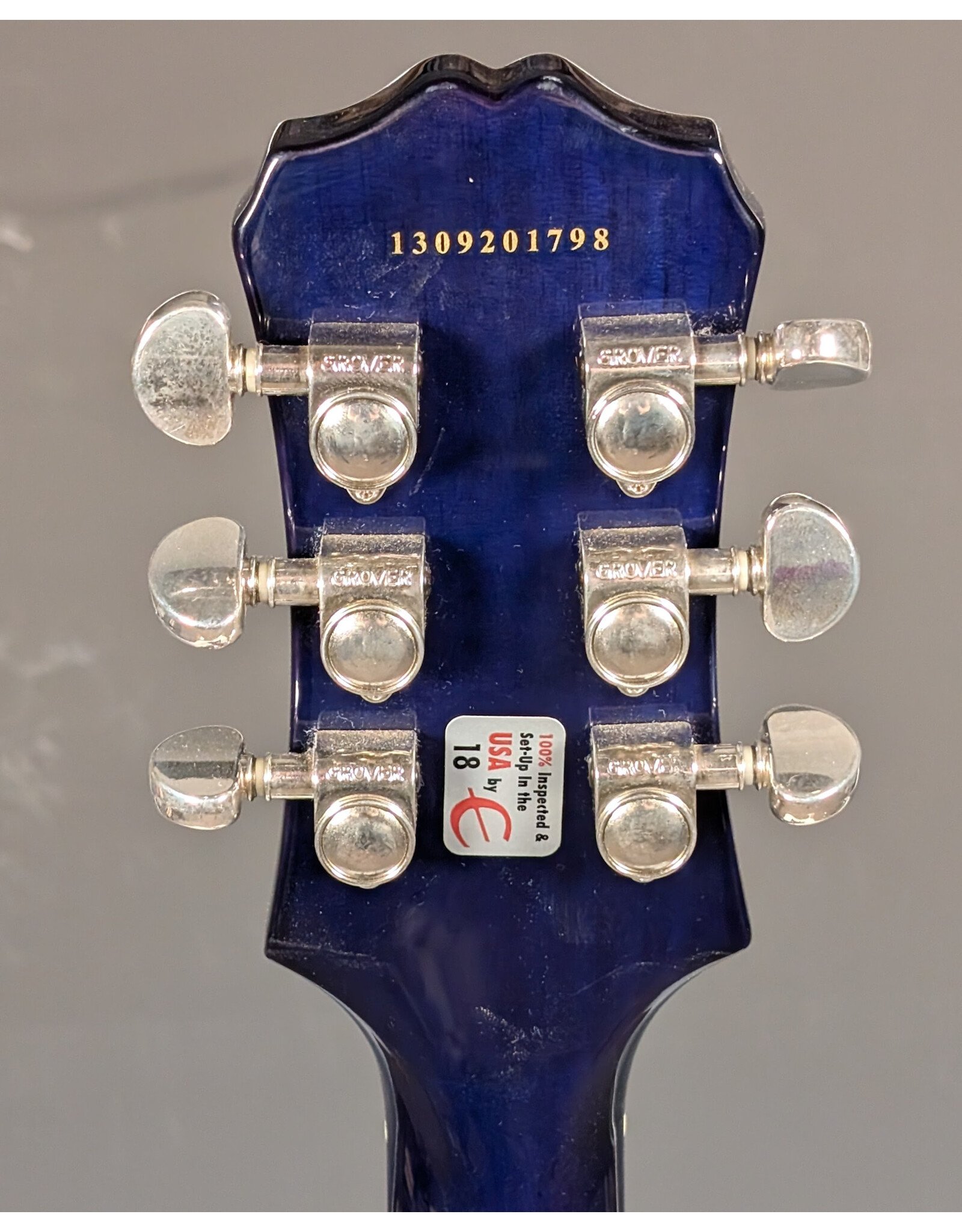 Epiphone Les Paul Standard Plus Top Pro, Transparent Blue, Used