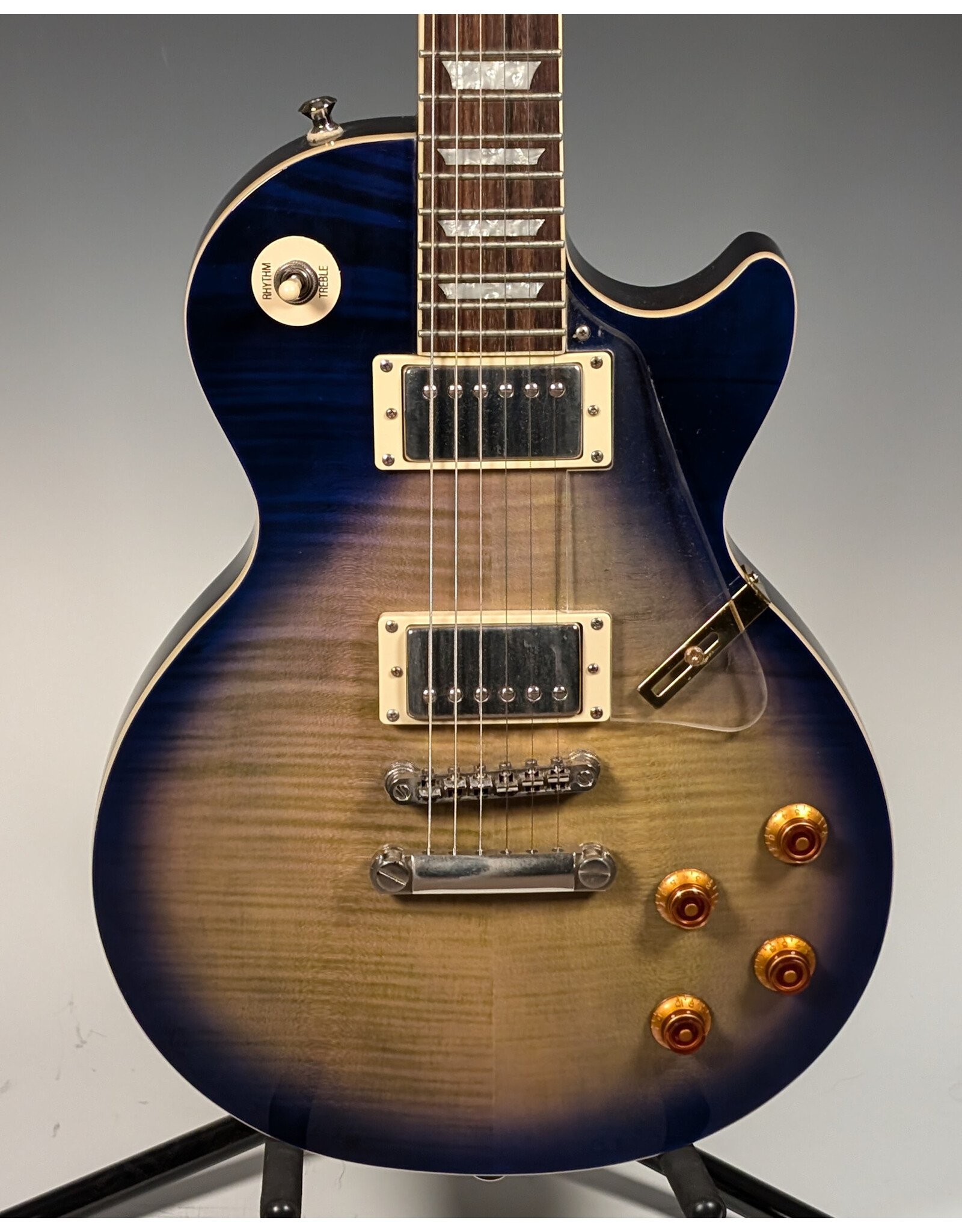 Epiphone Les Paul Standard Plus Top Pro, Transparent Blue, Used