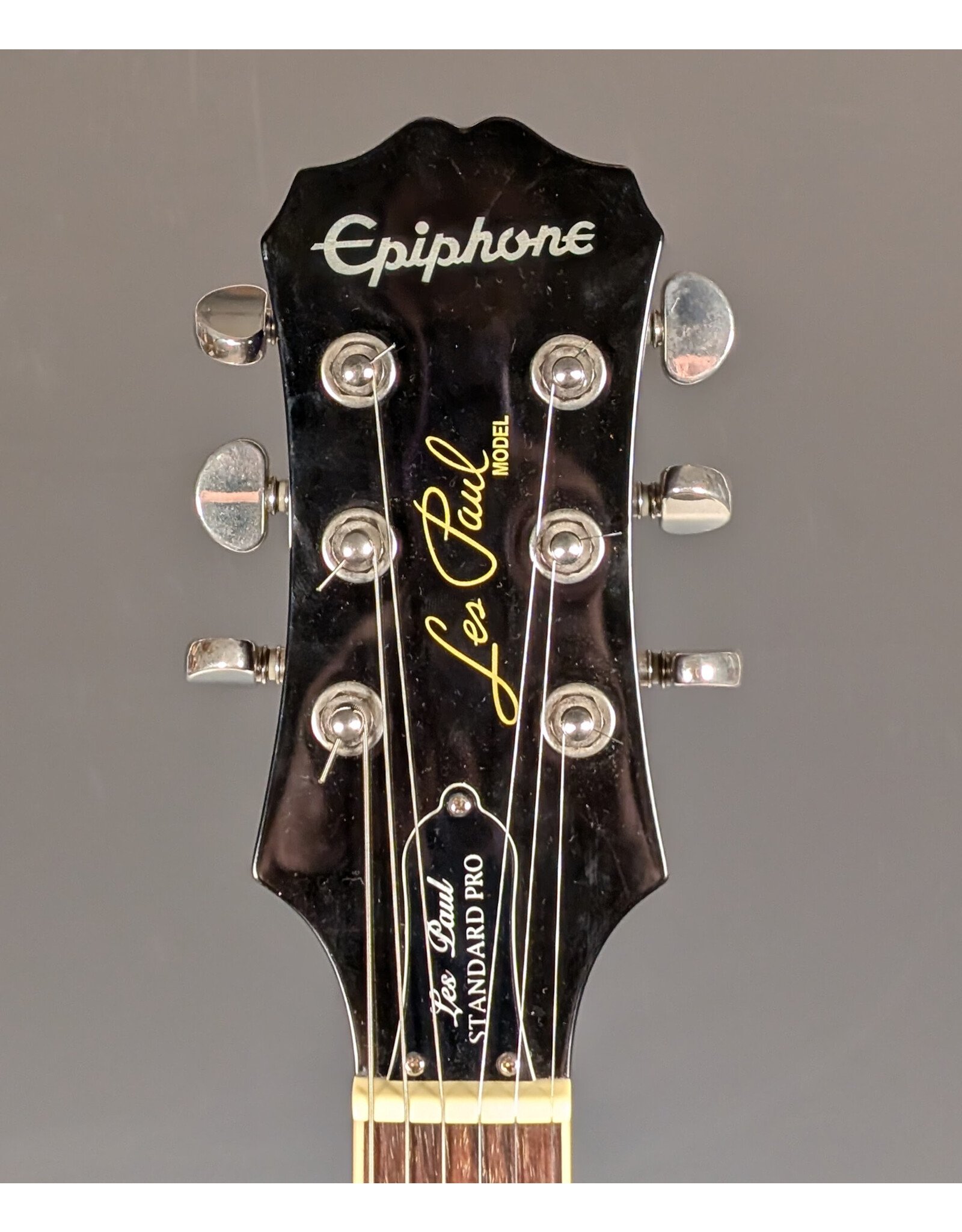 Epiphone Les Paul Standard Plus Top Pro, Transparent Blue, Used