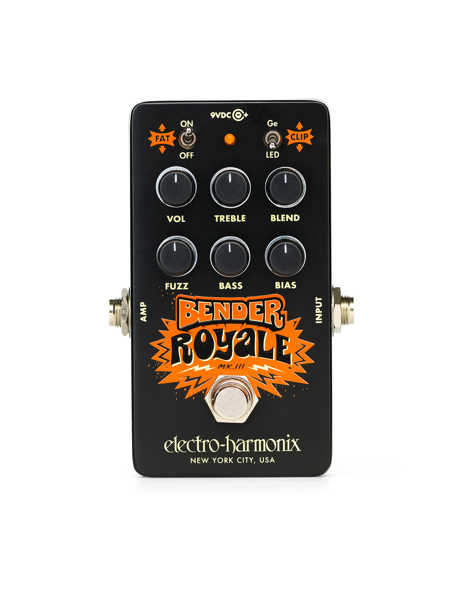 Electro-Harmonix EHX Bender Royale Fuzz, Black