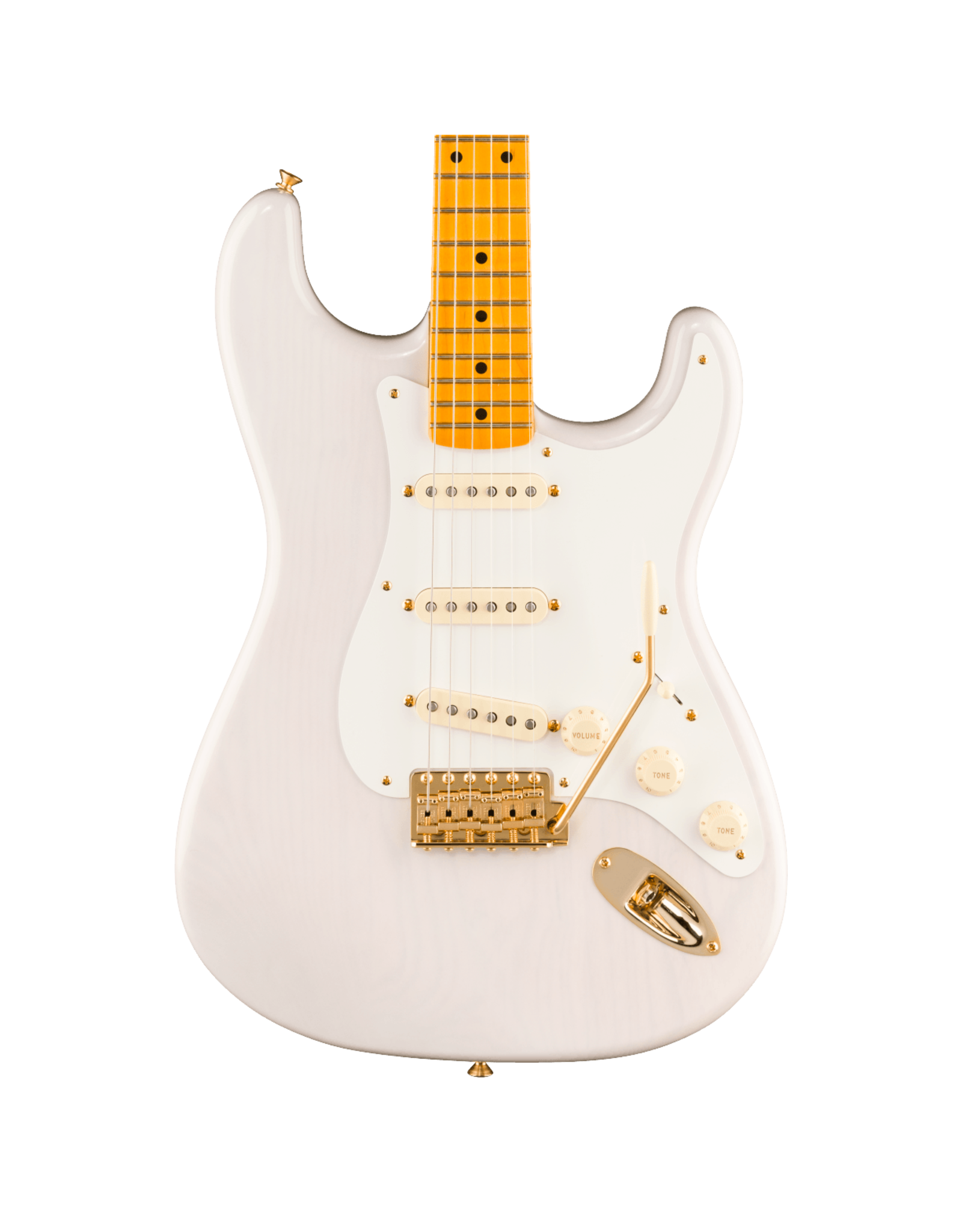Fender Fender Limited Edition American Vintage II 1957 Stratocaster, Flame Maple Fingerboard, White Blonde w/ Vintage Style Tweed HSC