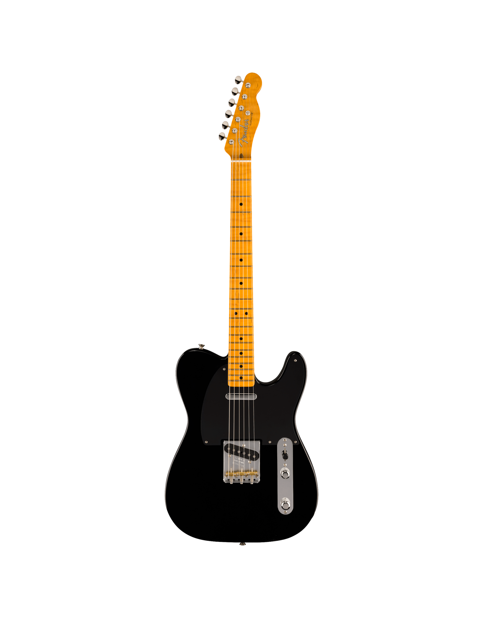 Fender Fender Limited Edition American Vintage II 1951 Telecaster, Flame Maple Fingerboard, Black w/ Vintage Style Tweed HSC