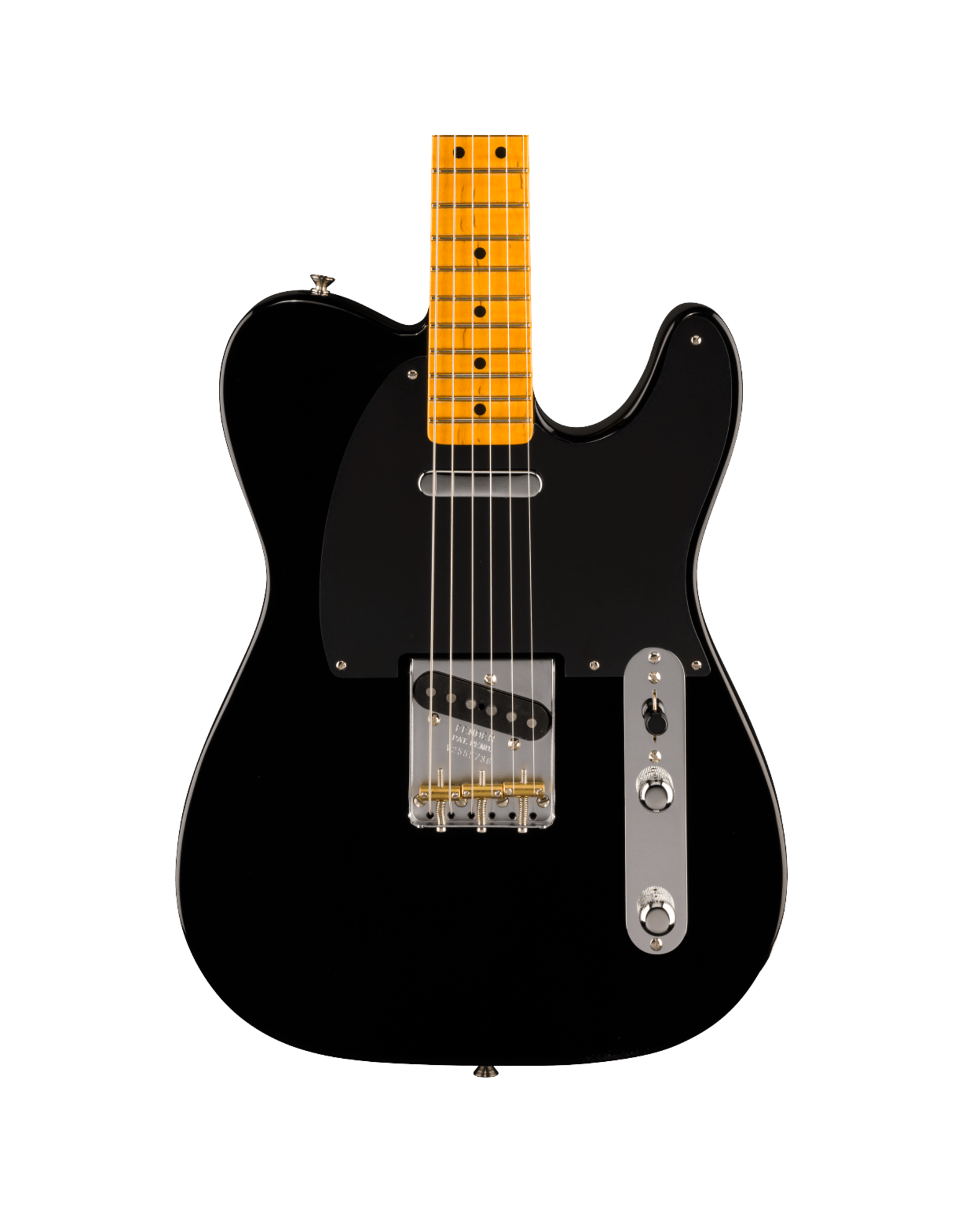 Fender Fender Limited Edition American Vintage II 1951 Telecaster, Flame Maple Fingerboard, Black w/ Vintage Style Tweed HSC