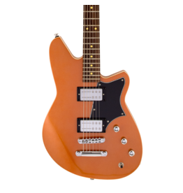 Reverend Reverend Descent RA Baritone Electric Guitar, Metallic Copper Fire, Twin House Music Exclusive