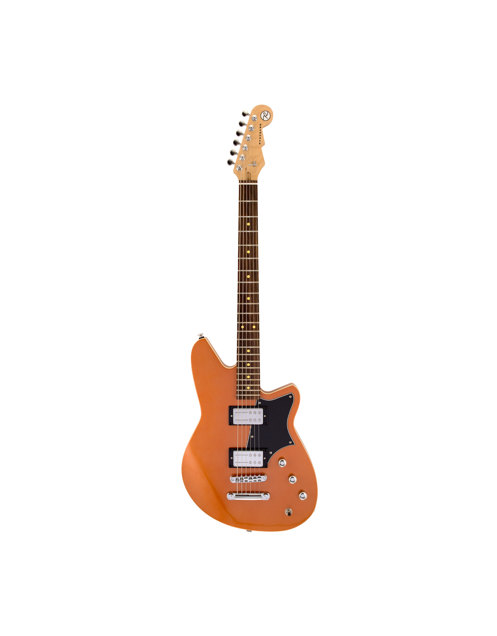 Reverend Reverend Descent RA Baritone Electric Guitar, Metallic Copper Fire, Twin House Music Exclusive