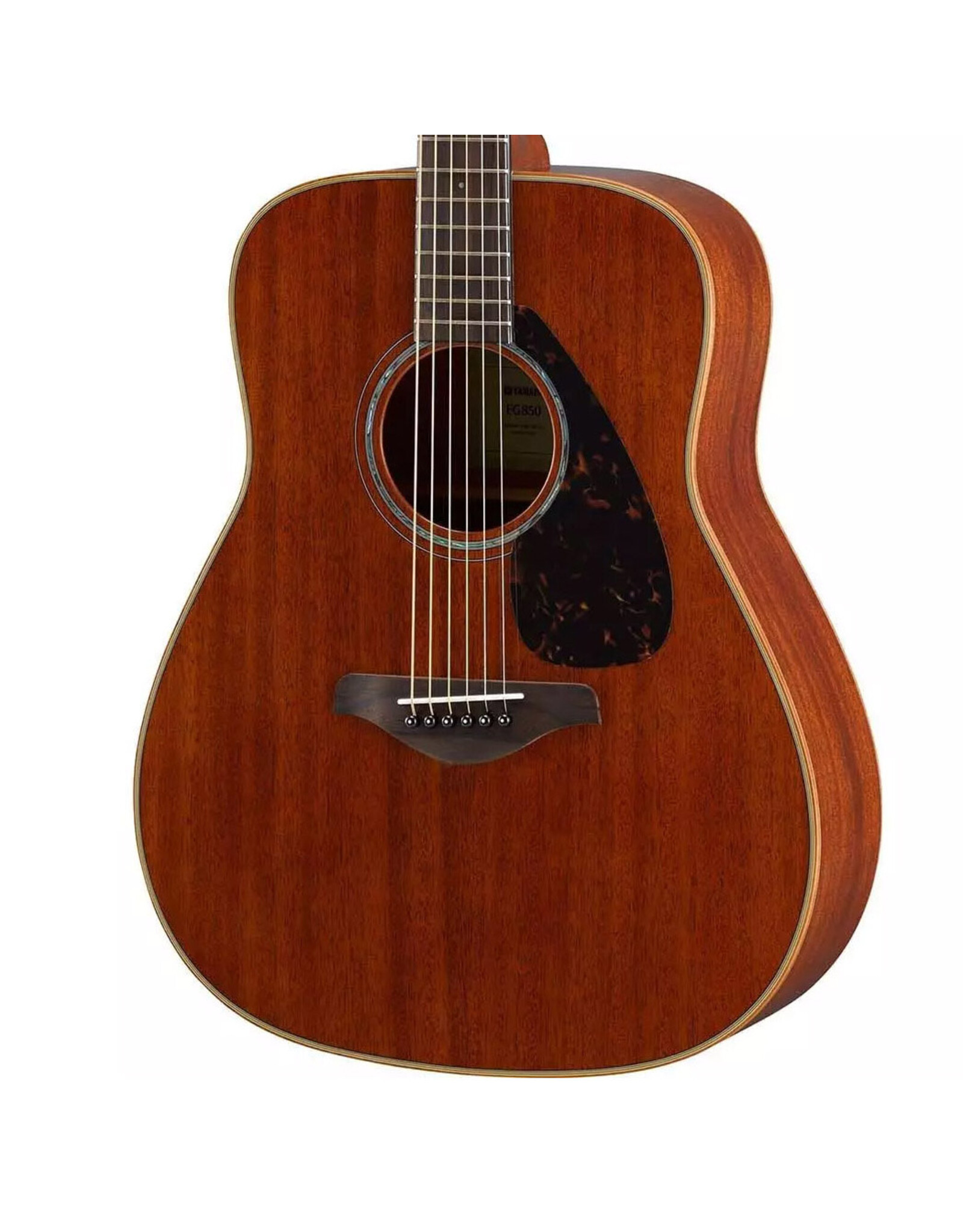 Yamaha Yamaha FG850 Mahogany Folk Guitar, Solid Mahogany Top