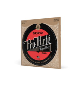 D'Addario D'addario Normal Tension, Pro-Arté Black Nylon Classical Guitar Strings