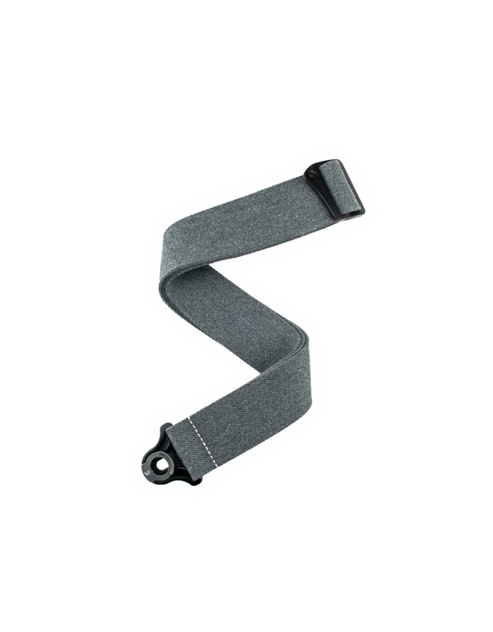 D'Addario D'Addario Auto Lock Guitar Strap, Metal Grey