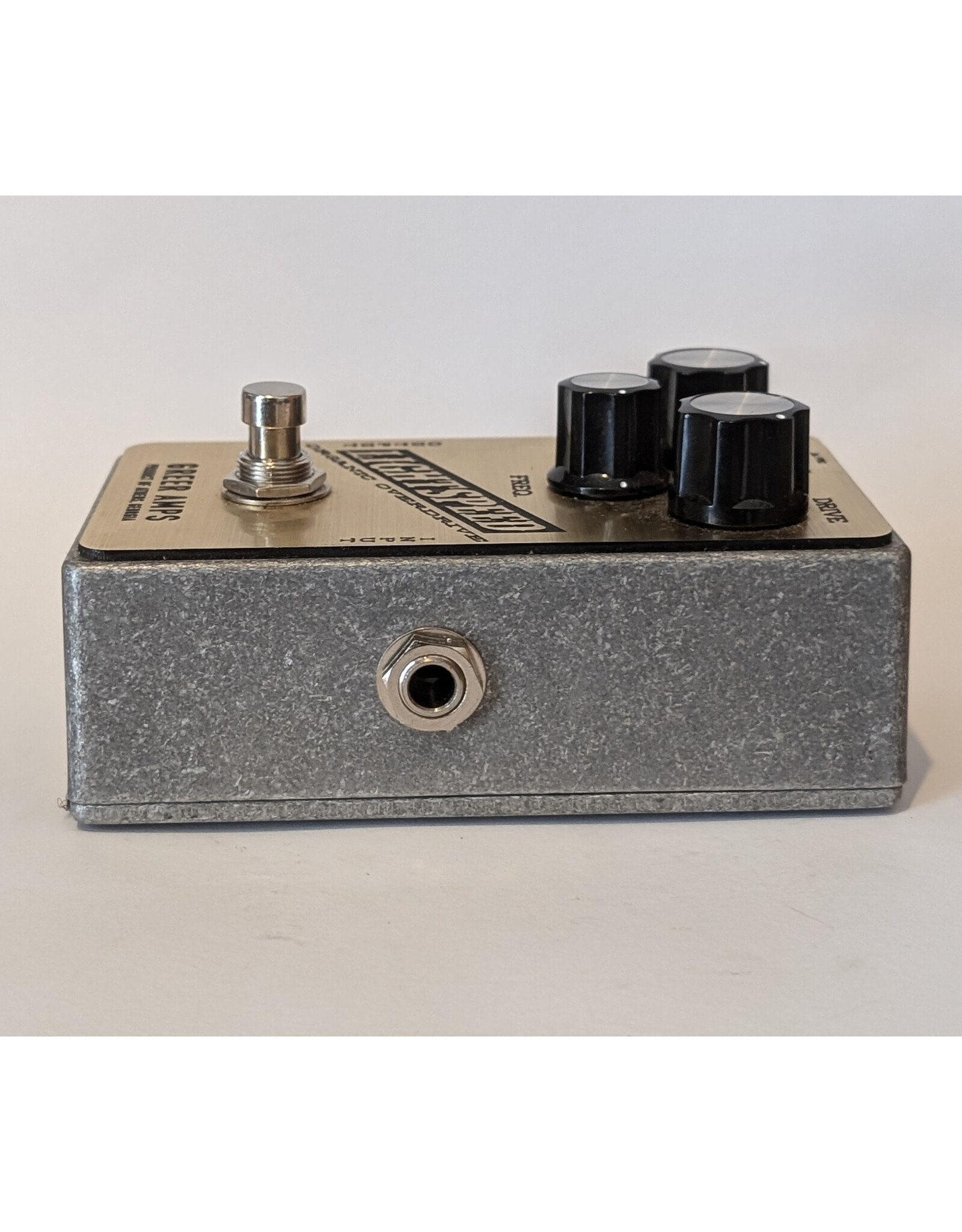 Greer Amplification Greer Lightspeed Organic Overdrive, Brushed Gold and Black w/ Box, Used