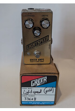 Greer Amplification Greer Lightspeed Organic Overdrive, Brushed Gold and Black w/ Box, Used