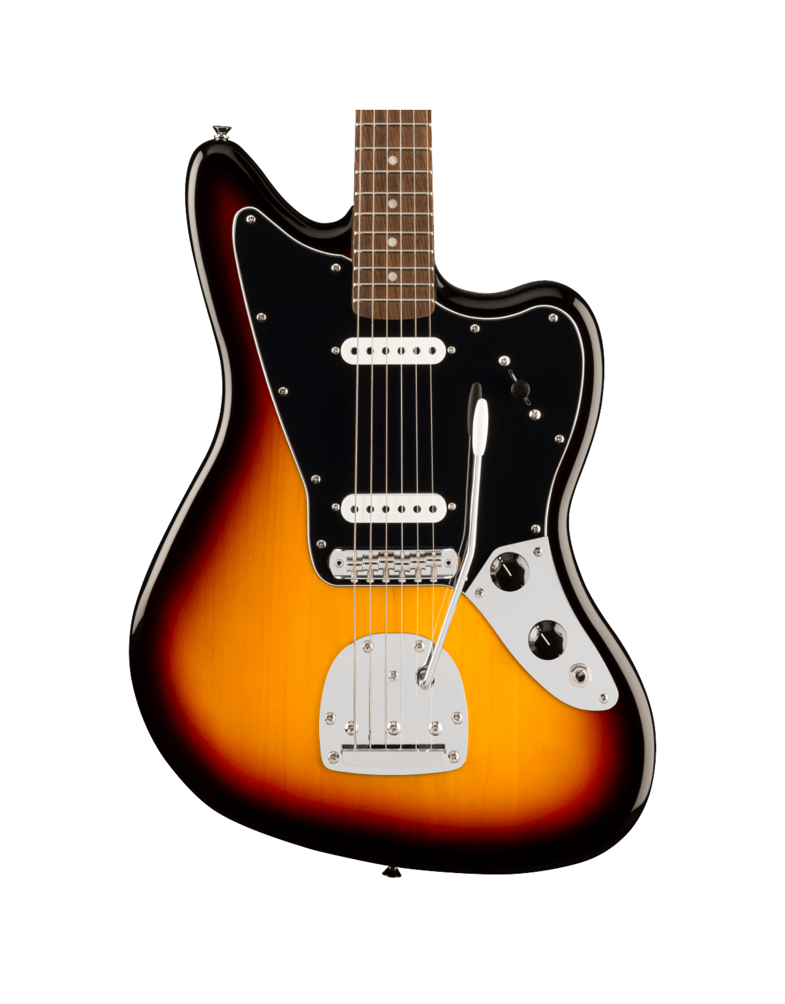 Squier Squier Affinity Series Jaguar, Black Pickguard, 3-Color Sunburst