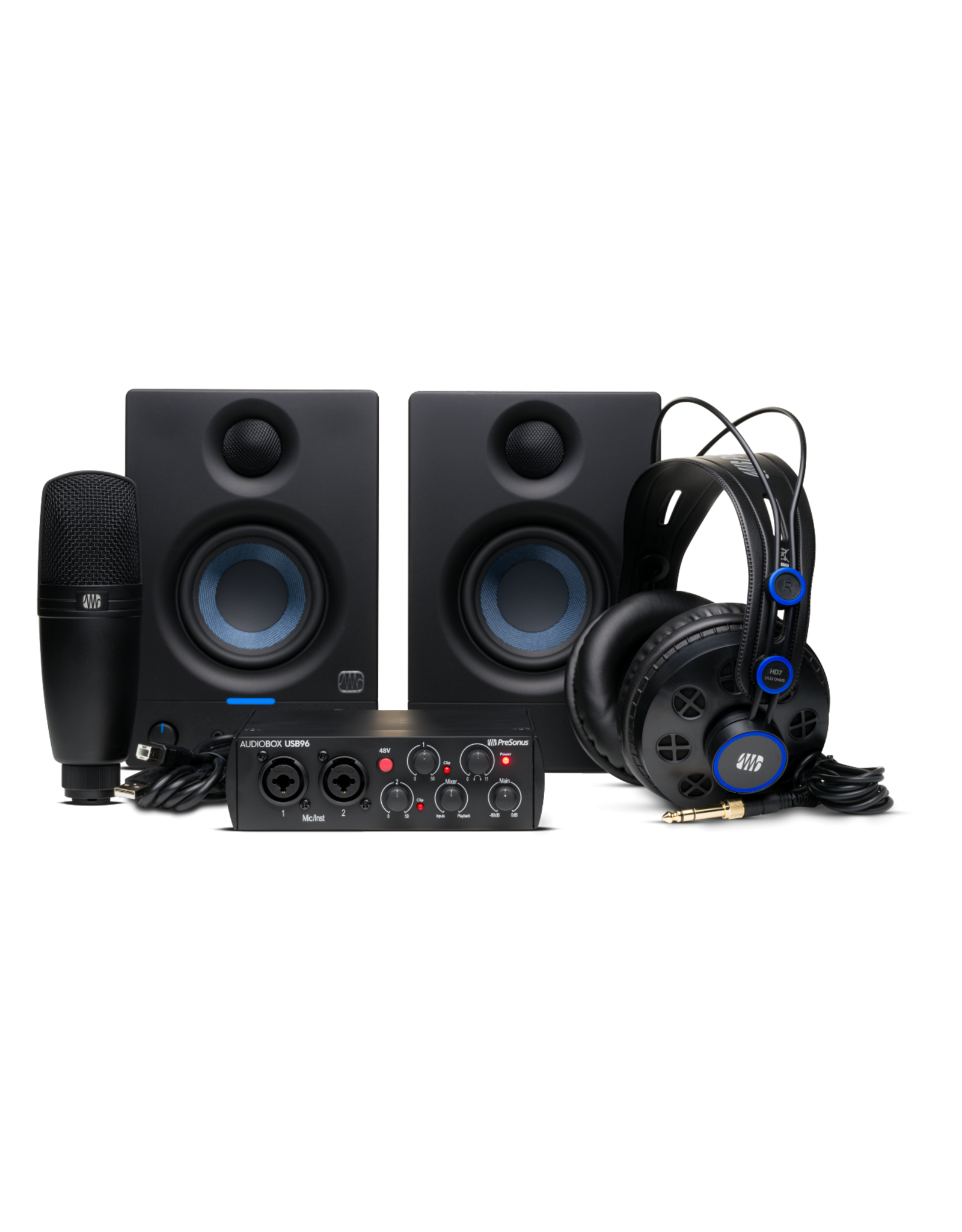 Presonus Presonus AudioBox USB 96 Complete Bundle, Black