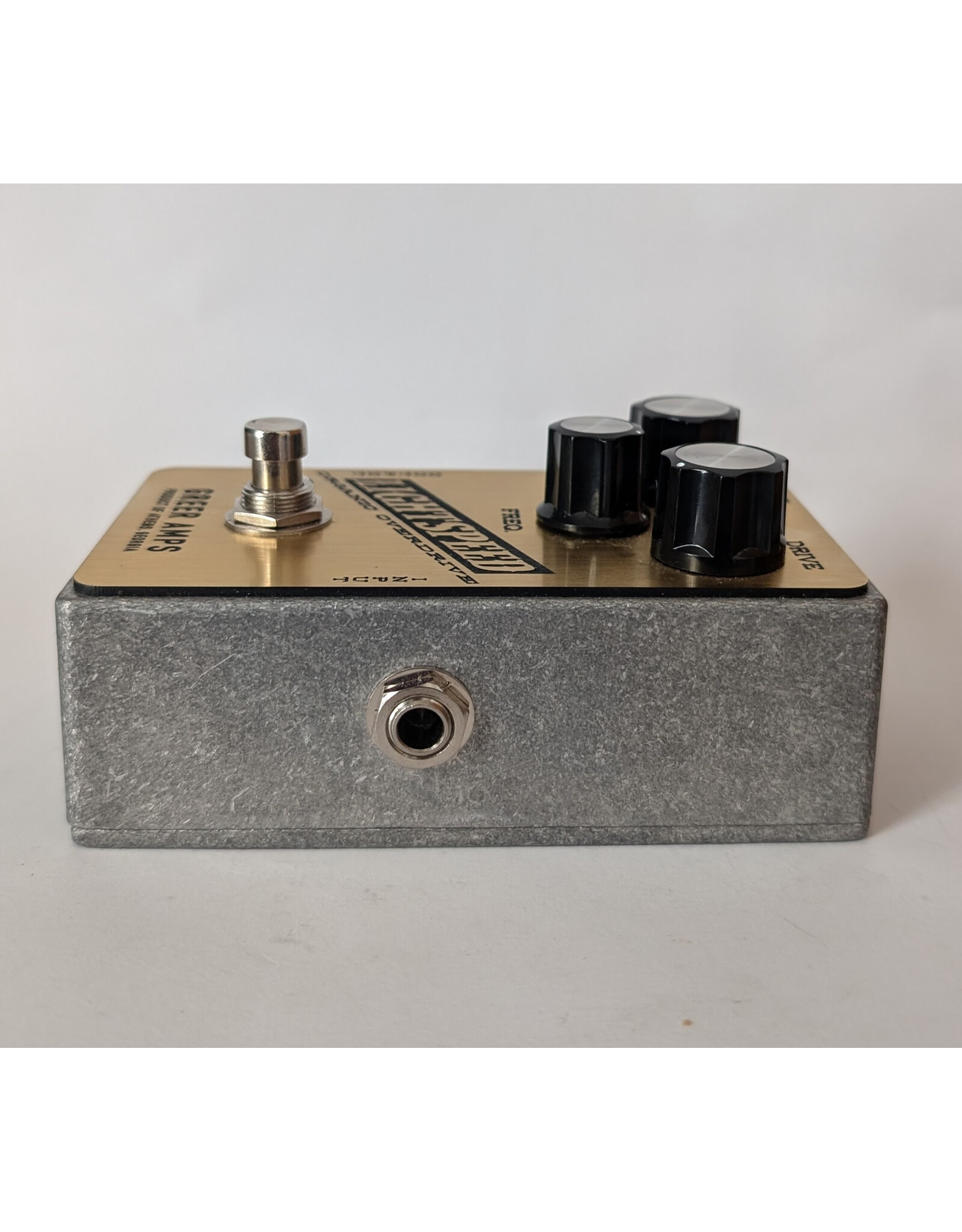 Greer Amplification Greer Lightspeed Organic Overdrive, Twin House Music Exclusive Brushed Gold w/ Box, Used