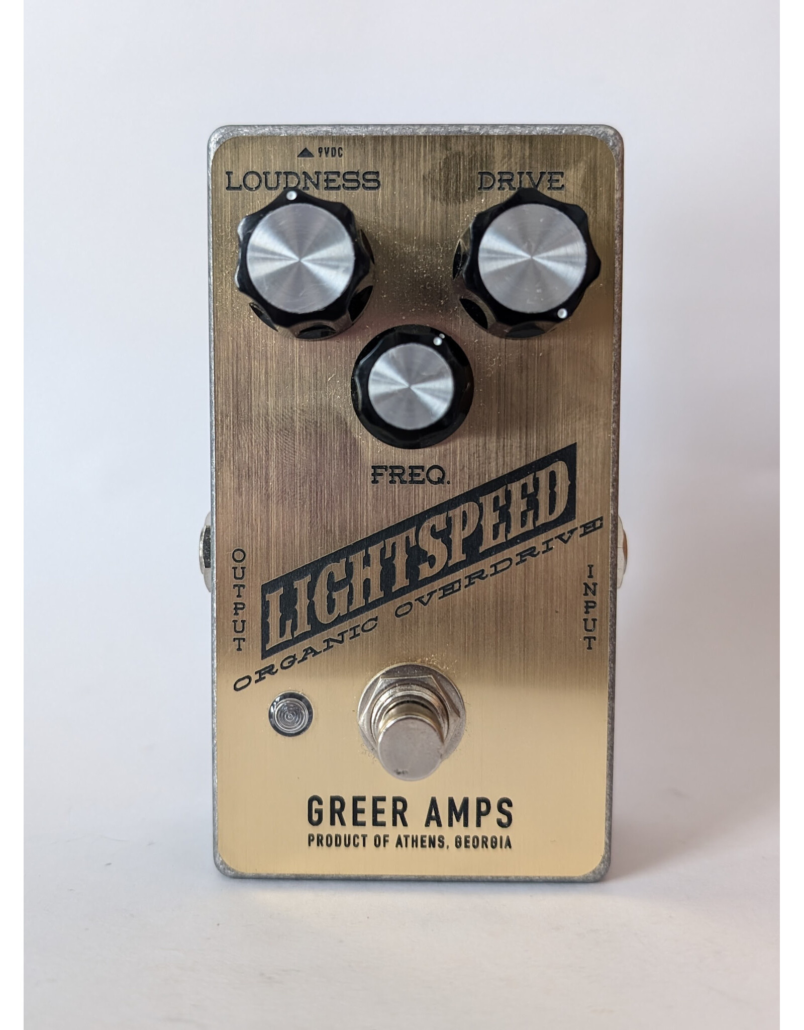 Greer Amplification Greer Lightspeed Organic Overdrive, Twin House Music Exclusive Brushed Gold w/ Box, Used