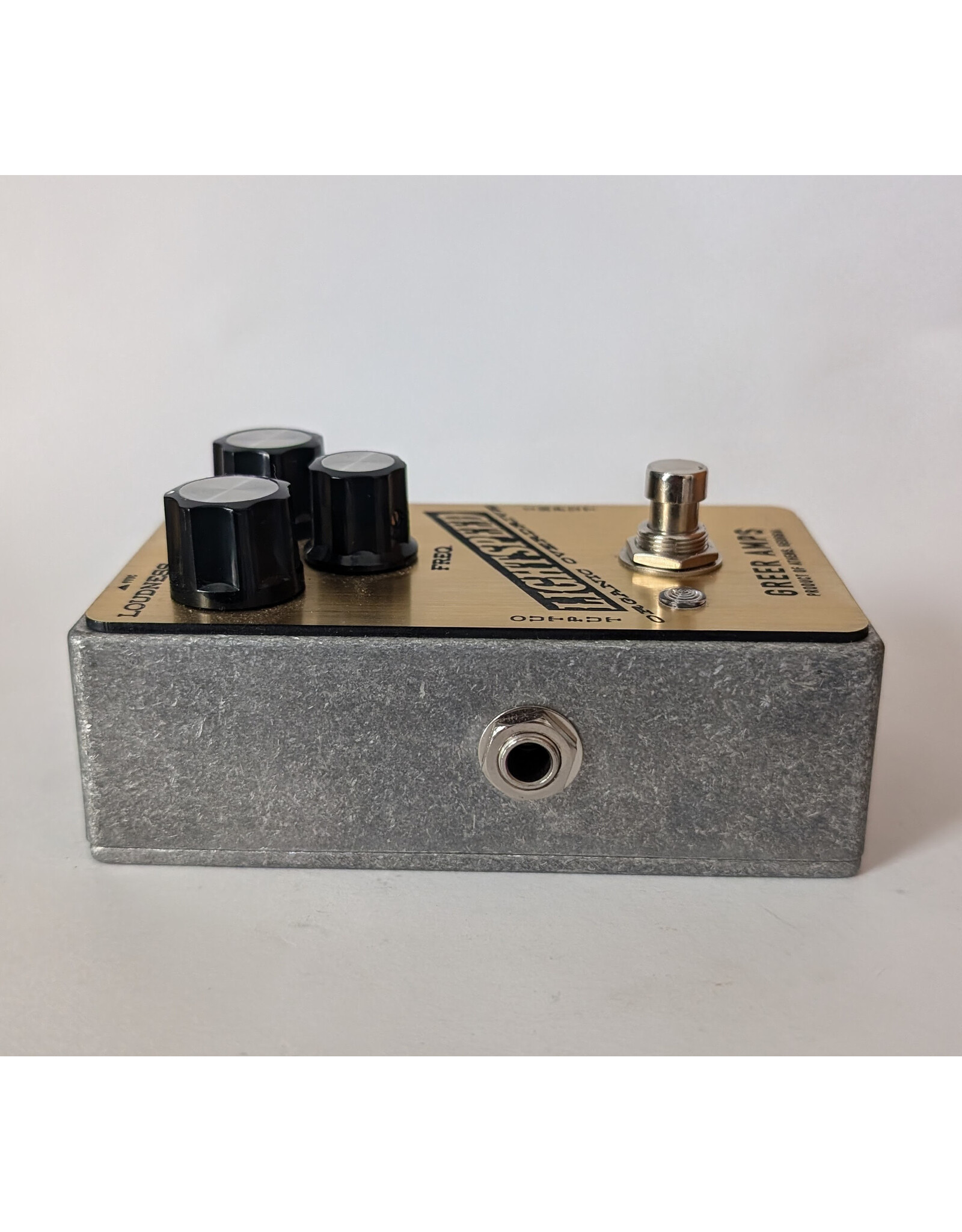 Greer Amplification Greer Lightspeed Organic Overdrive, Twin House Music Exclusive Brushed Gold w/ Box, Used