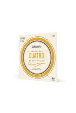 D'Addario D'Addario Cuatro-Venezuela, 4-String, Black Nylon
