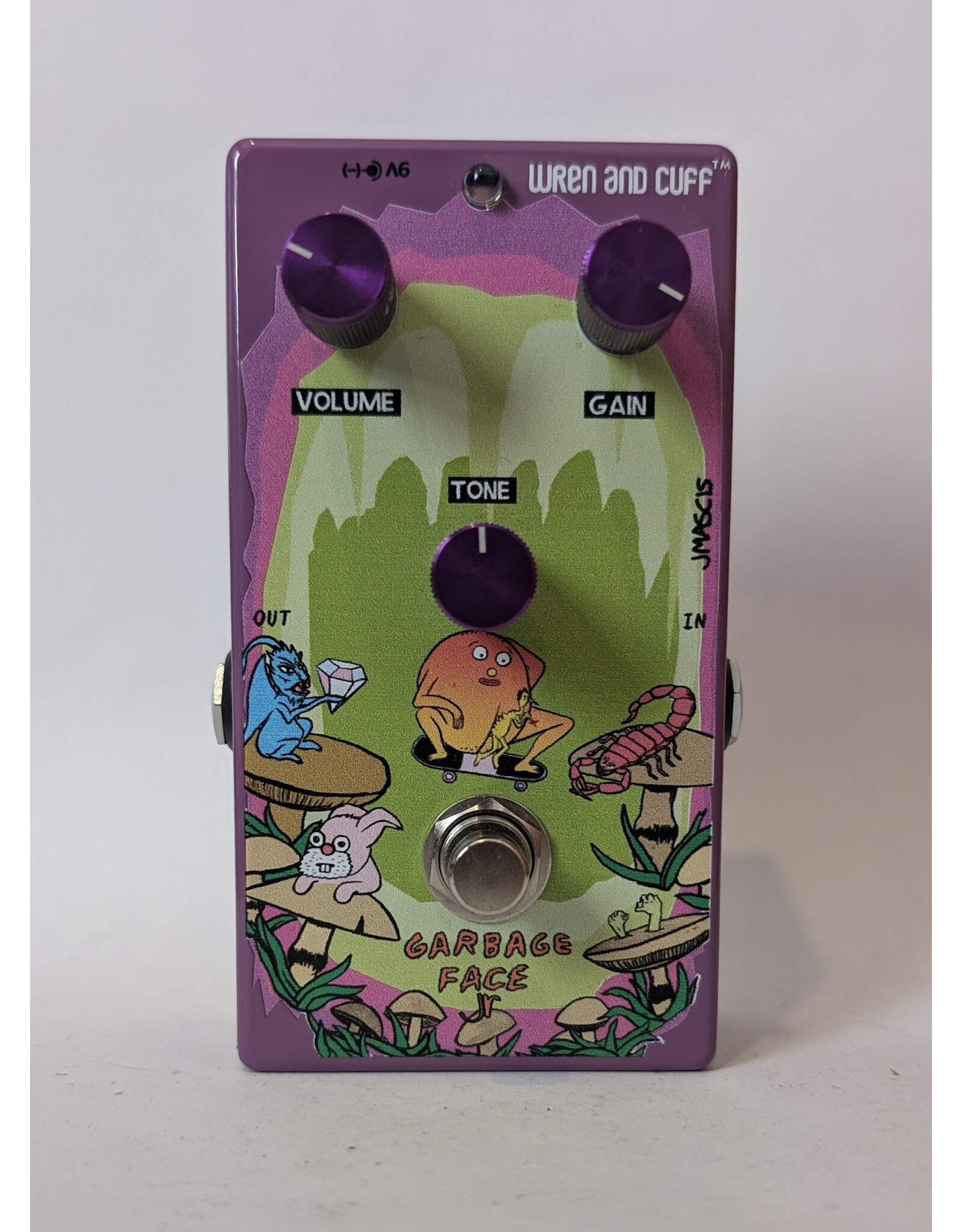 Wren and Cuff J. Masics Garbage Face JR Fuzz w/ Box, Used