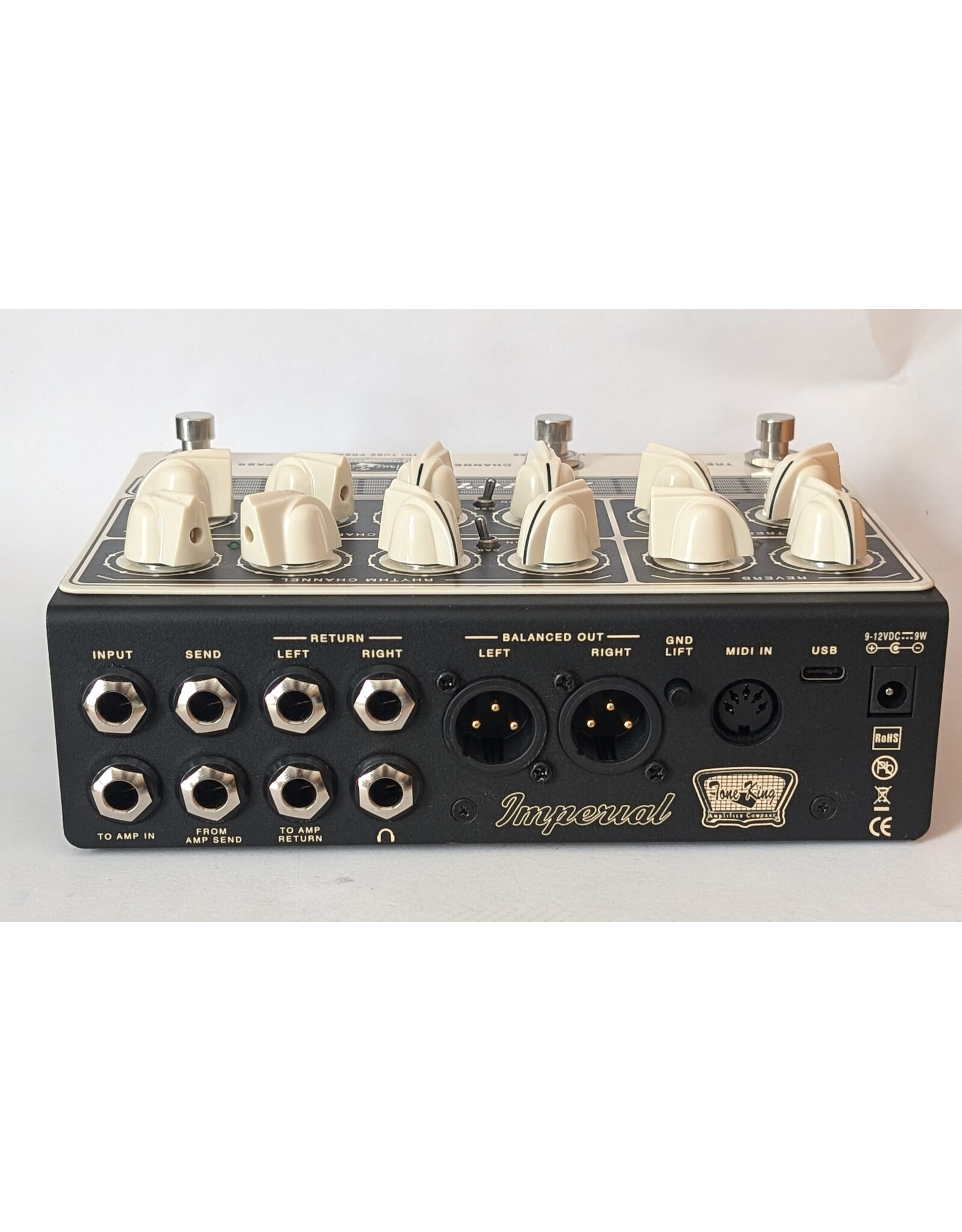 Tone King Tone King Imperial Tri-Tube Preamp Pedal w/ Box and Power Supply, Used