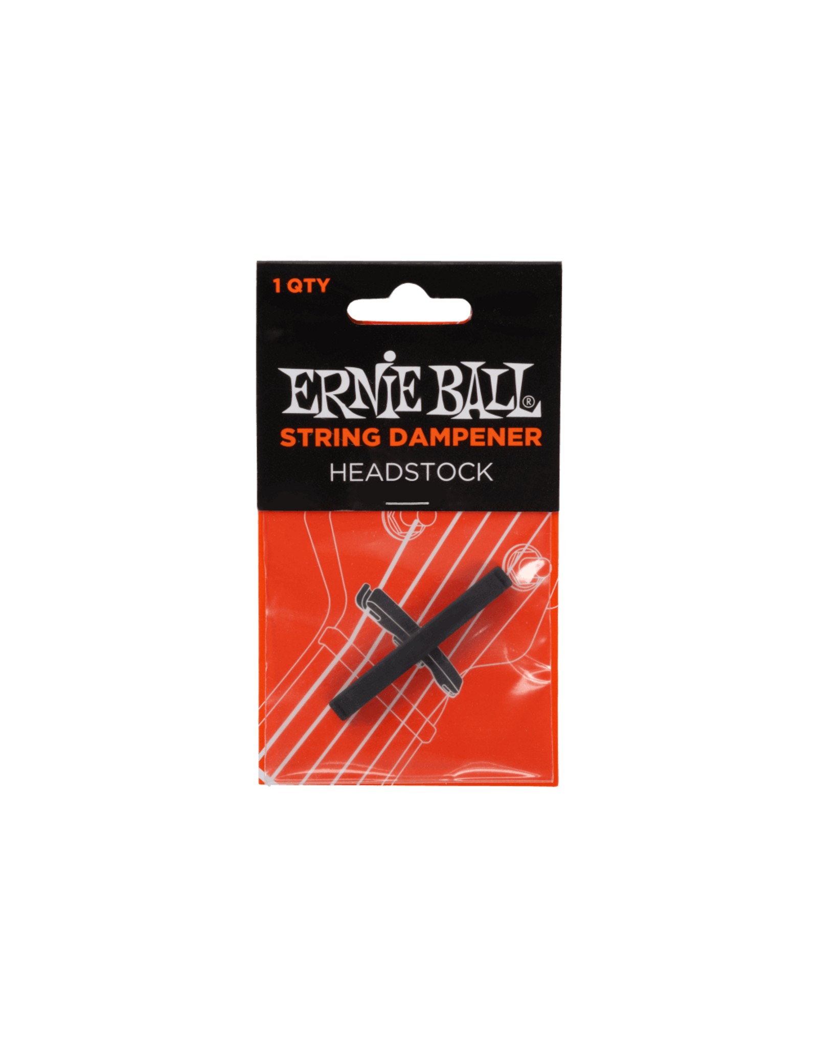 Ernie Ball Ernie Ball String Dampener - Guitar Headstock