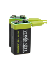 Ernie Ball Ernie Ball USB-C Rechargeable 9v Battery by Paleblue - 2-pack