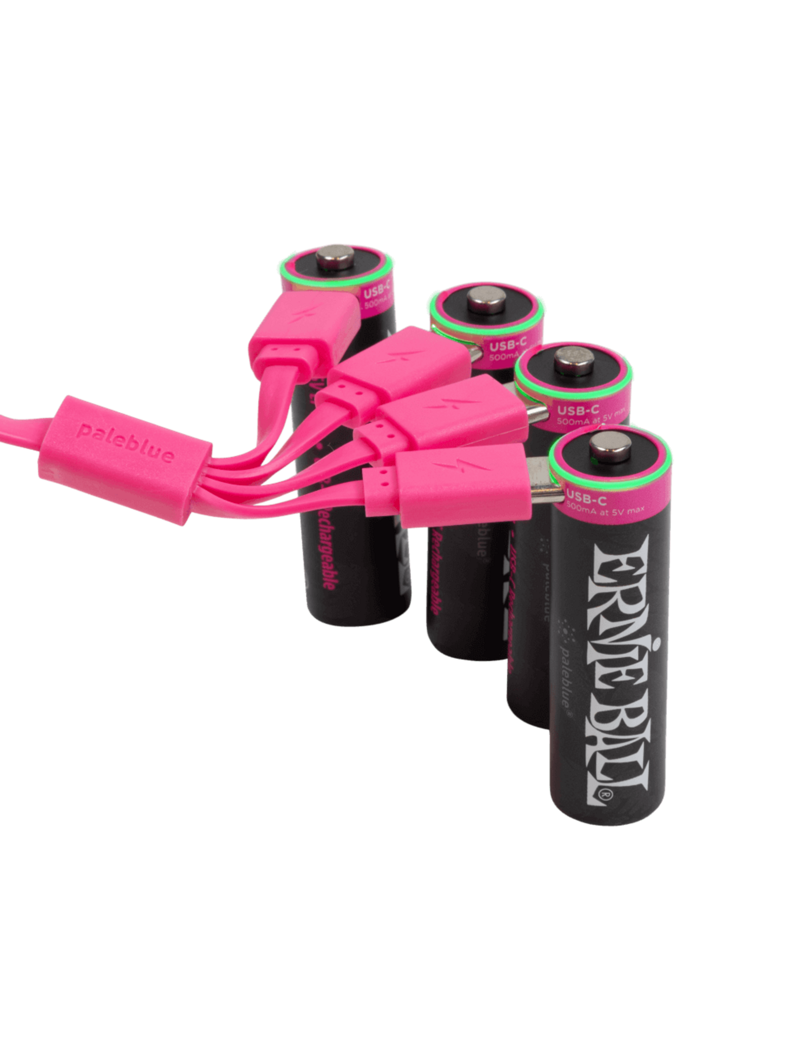 Ernie Ball Ernie Ball USB-C Rechargeable AA Battery by Paleblue - 4-pack