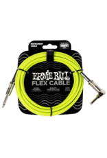 Ernie Ball Ernie Ball Flex Instrument Cable Straight/Angle 10ft - Green