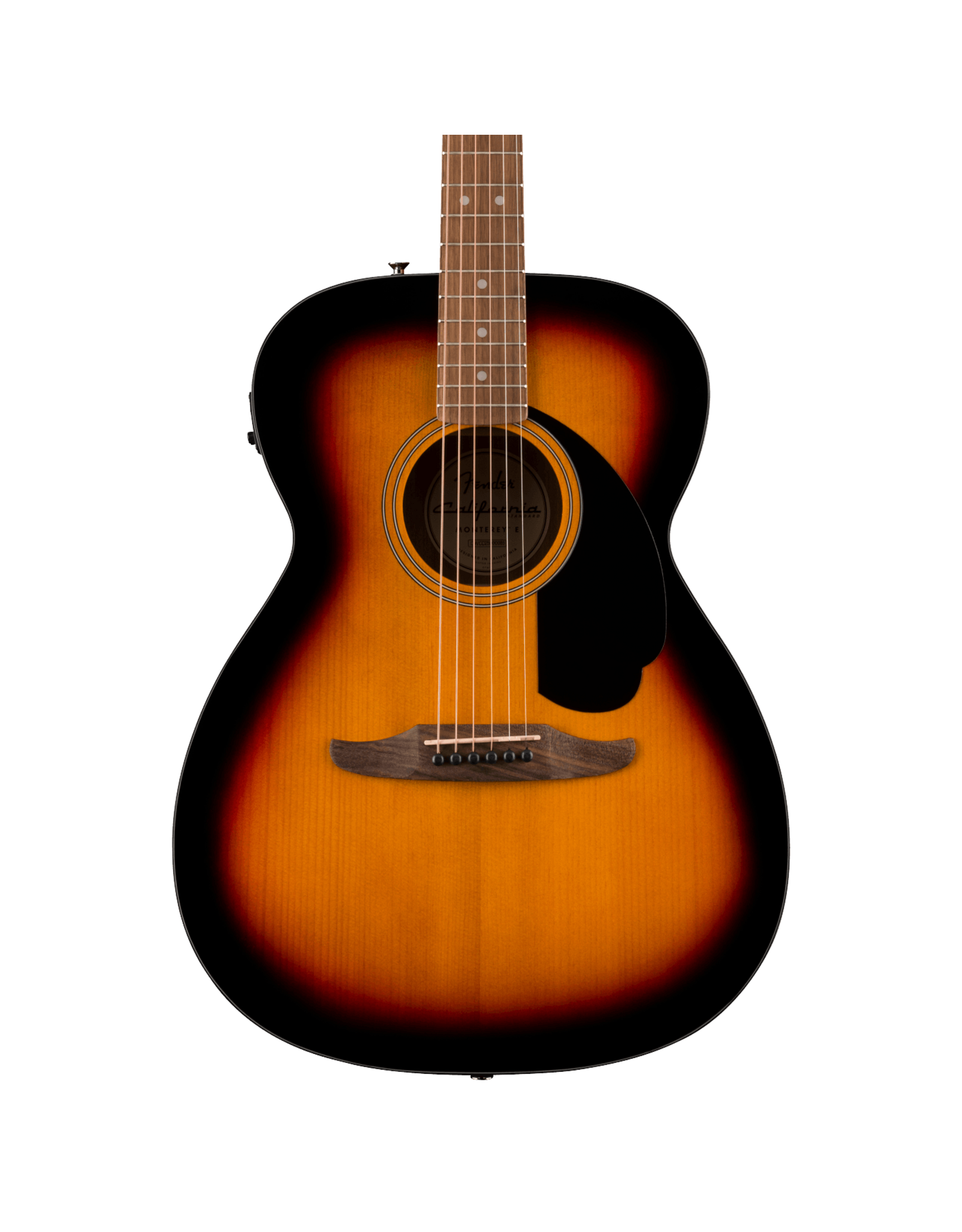 Fender Fender California Standard Monterey E, Spruce Top, Black Pickguard, 3-Color Sunburst