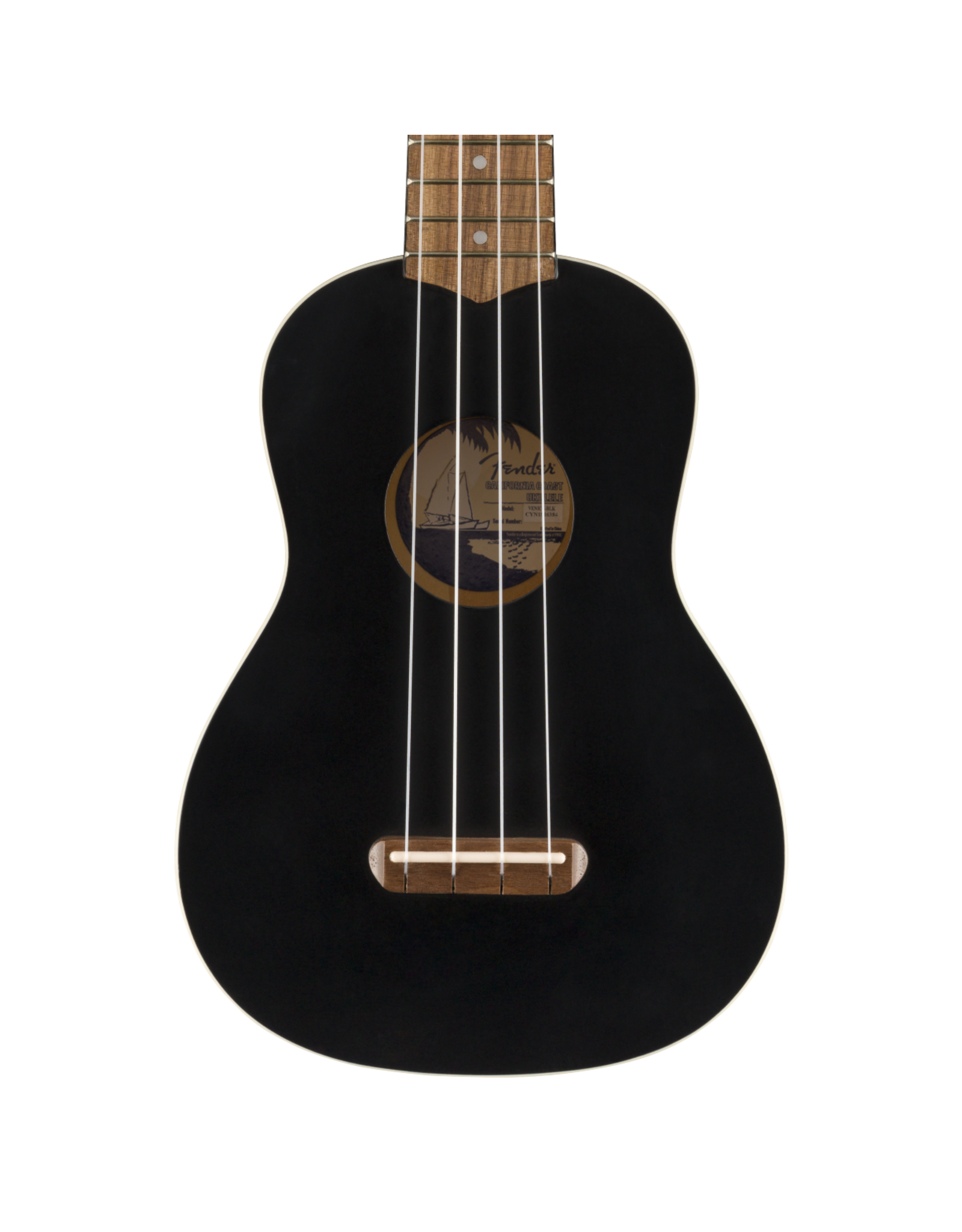 Fender Fender Avalon Tenor Ukulele, Black